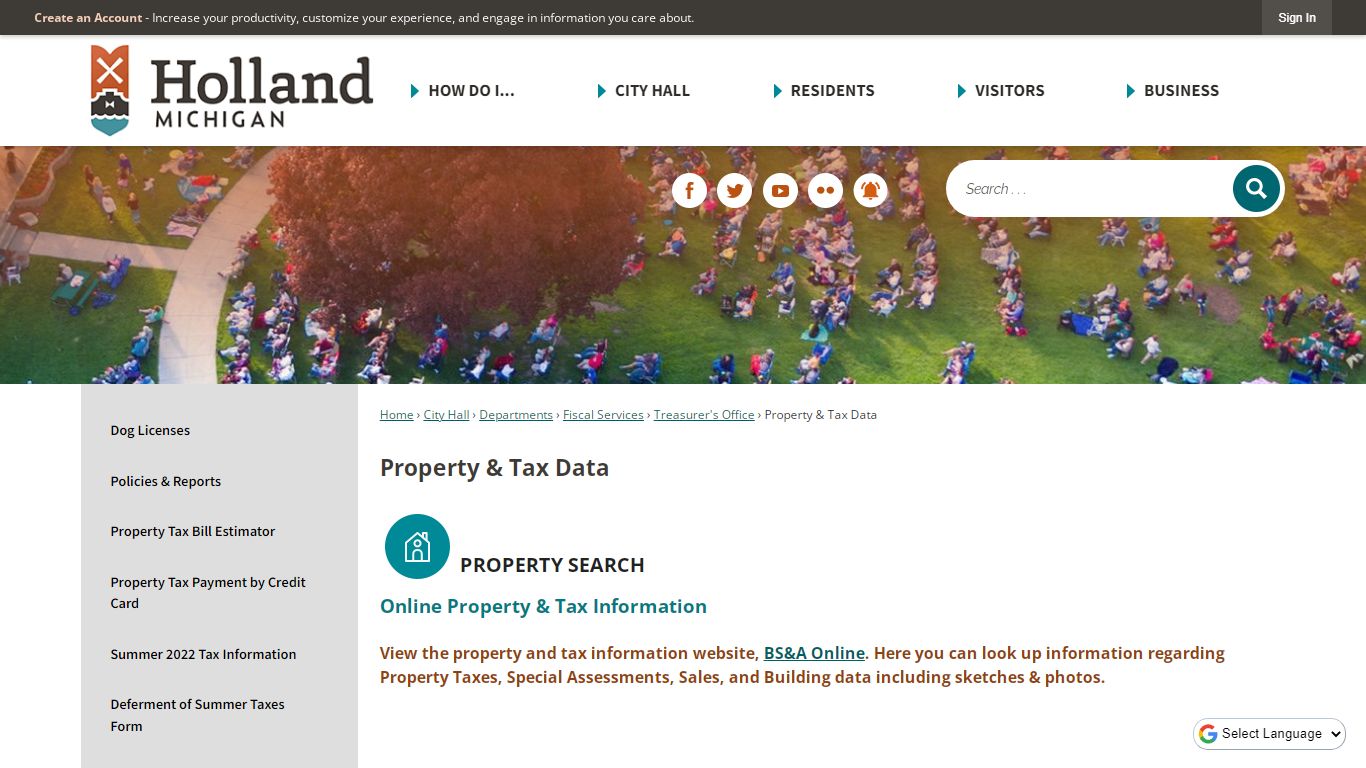 Property & Tax Data | Holland, MI
