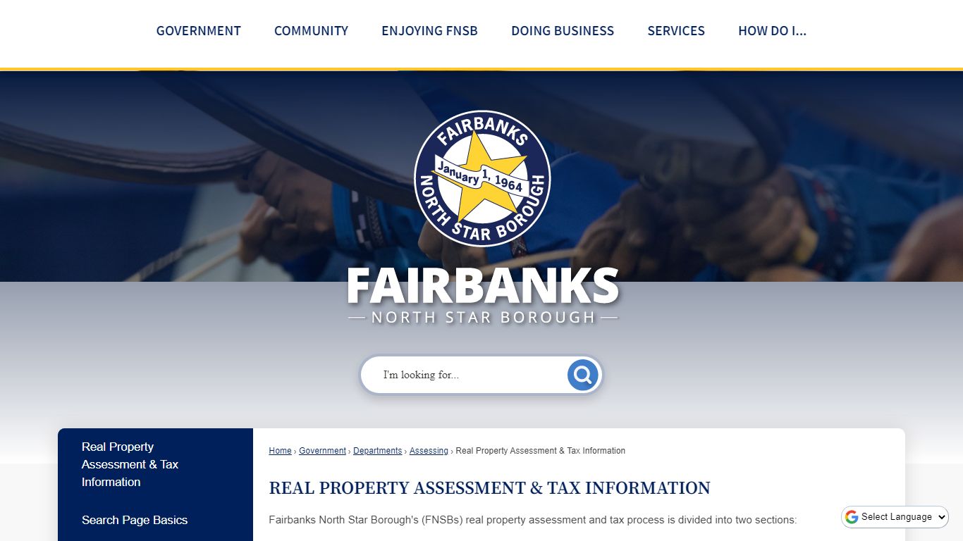 Real Property Assessment & Tax Information | Fairbanks North Star ...